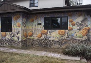 Mural: Day Of The Dead - Chalk