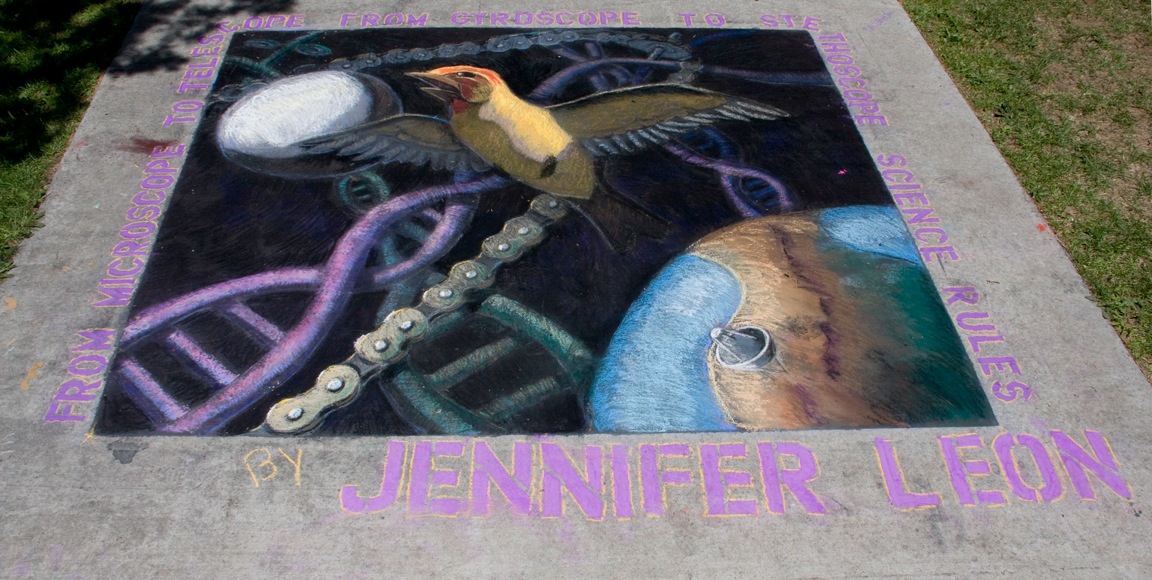 Mural: Science Fest - Chalk